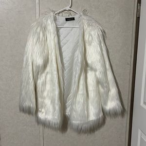 Faux fur jacket